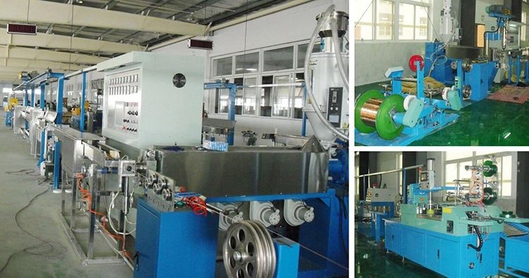 Wire and cable extrusion line